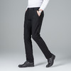罗蒙冬季加绒休闲裤男士商务版如意腰不勒肚舒适保暖显腿长通勤百搭长裤 商品缩略图4
