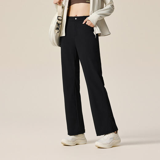 安踏高智感通勤丨微喇裤运动长裤女商务休闲裤162537303-2 商品图0