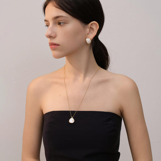 ARSIS｜流光系列 流光贝语项链 金色 商品图1