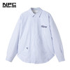 NPC潮牌胸前whatever字母小蜜蜂刺绣绗棉衬衫棉服NP29PJ07 商品缩略图1