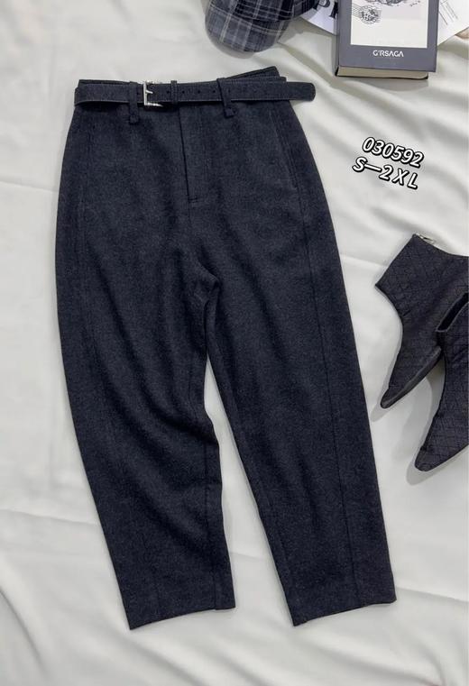 33BAR030592#磨毛九分裤 商品图0