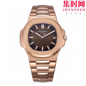 BBF百达翡丽鹦鹉螺系列 鹦鹉螺5711 全玫金棕盘 丹东324一体机 男士腕表 表径40mm