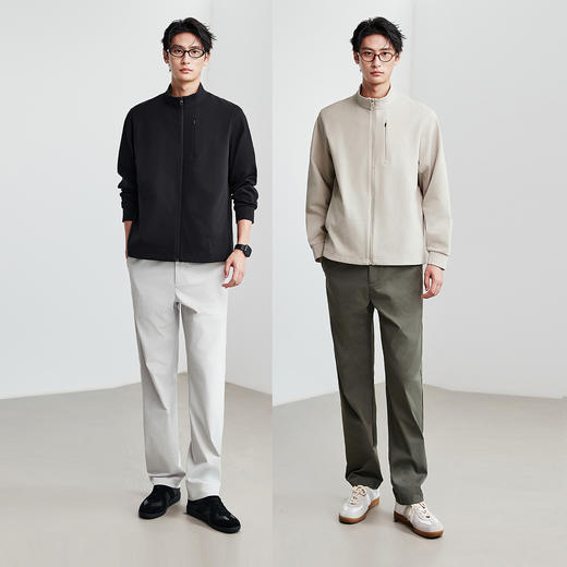 棉仓367808011-轻量棉感抓绒立领软壳外套 商品图4