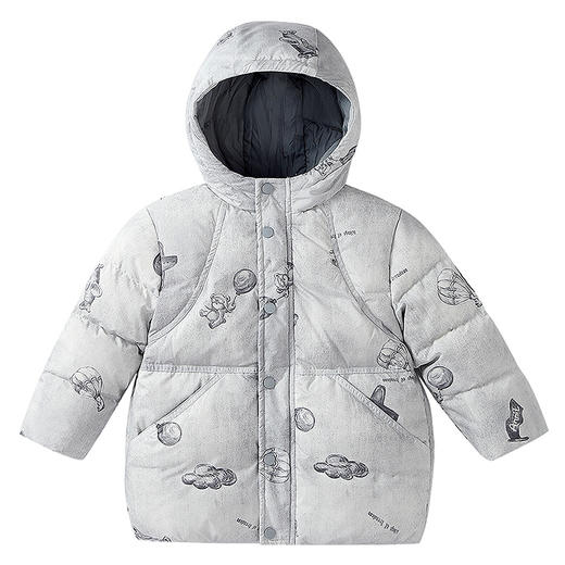 【实体店同款】男童中长款羽绒服冬季新款安奈儿童装XB545075 商品图5