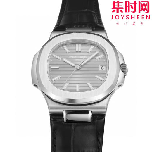 BBF百达翡丽鹦鹉螺系列 鹦鹉螺5711皮带款 水泥灰 丹东324一体机 男士腕表 表径40mm 商品图2