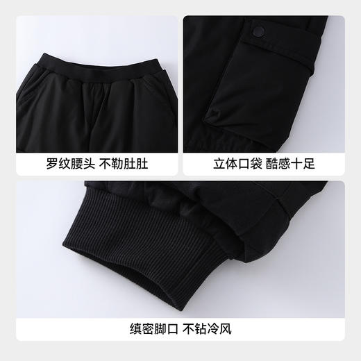 【实体店同款】男童全腰羽绒长裤冬季新款安奈儿童装XB546031 商品图4