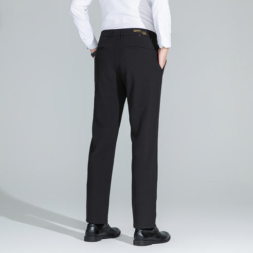 【含羽绒加绒裤】罗蒙加绒休闲裤男士商务版易打理保暖舒适通勤休闲长裤子男 商品图4