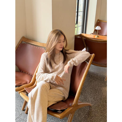 2510411   康赛妮 baby羊绒  气质老钱风 “云般”针织衫 商品图11