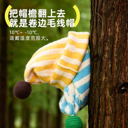 hugz儿童帽子秋冬宝宝帽子男童女童巴拉克拉法帽一体护耳蛋仔帽子 商品图2