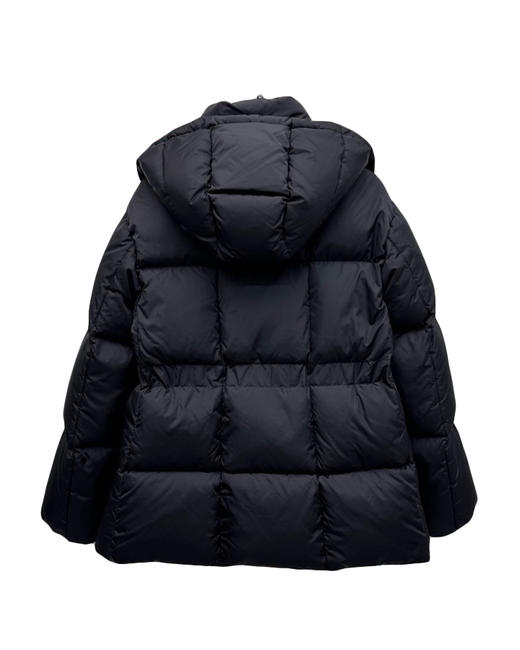 女款长方压纹连帽羽绒服018 商品图1