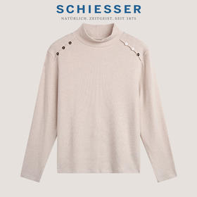 【莱赛尔绵羊毛腈纶打底外穿】SCHIESSER德国舒雅女士小高领长袖莱赛尔绵羊毛腈纶混纺面料打底衫保暖260g31/26180U