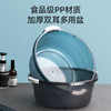 【茶花】双耳脸盆带把手脸盆洗衣服洗脚盆 商品缩略图3