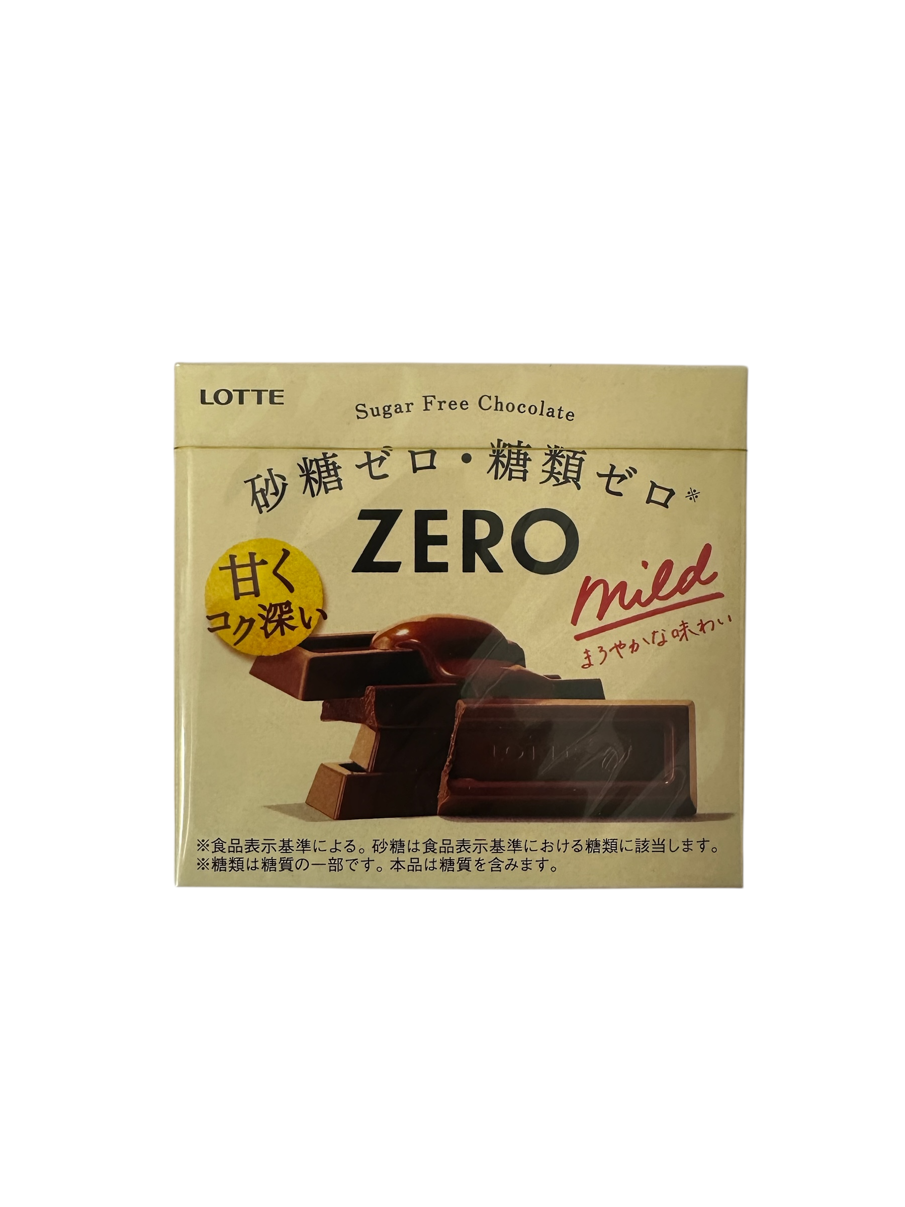 【香港直邮】乐天Zero麦芽糖醇朱古力50g