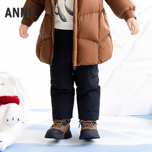 【实体店同款】男童全腰羽绒长裤冬季新款安奈儿童装XB546031 商品图1