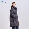NUTS商场同款冬季轻薄立领加厚保暖休闲长款羽绒服外套女4440907A1 商品缩略图1