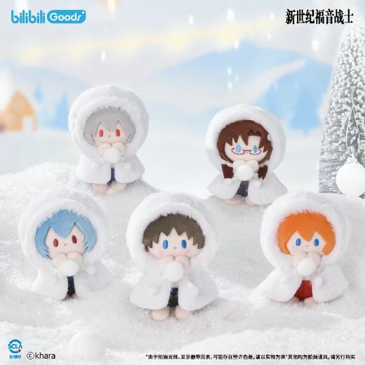 新世纪福音战士 Falling in Winter 雪人毛绒挂件 商品图0