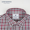 【 红格羊毛混纺】占姆士羊毛格子长袖衬衫男秋冬季新款高端商务休闲男士衬衫潮 商品缩略图3