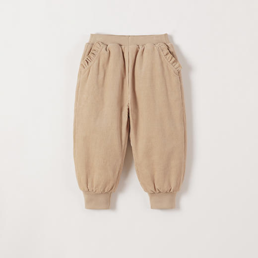 【夹棉】马克珍妮冬装 女童灯芯绒保暖棉裤束脚裤 儿童裤子551798 商品图1