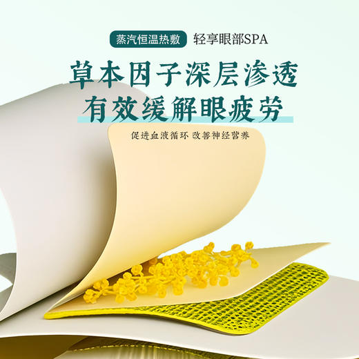 艾草蒸汽眼罩5贴/盒 热敷睡眠艾灸眼罩正品 商品图4
