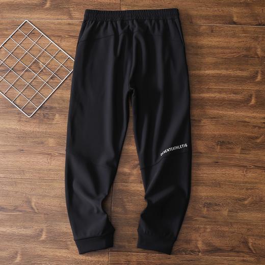 笛桑特梭织锦纶面料 秋冬新品加绒摇粒绒男士运动休闲长裤 束脚裤跑步裤舒适耐磨透气户外长裤！ 商品图3