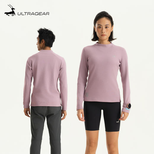 优极UG 隐能男女款高领跑步长袖T恤 商品图0