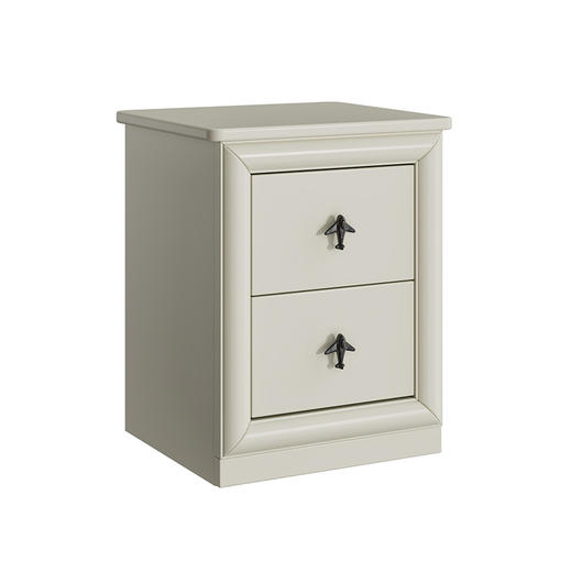 喜梦宝云翼系列床头柜松木实木多层免漆饰面次卧必备 商品图2