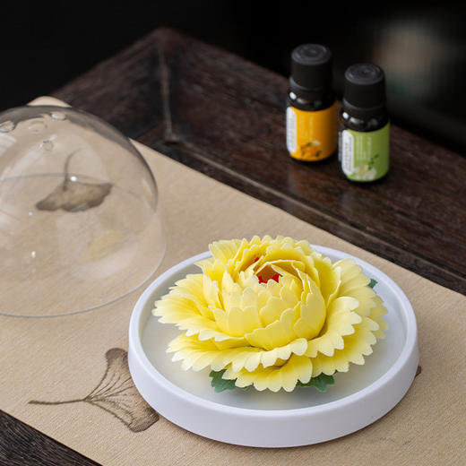 铭记瓷艺 非遗手捏玫瑰瓷花香薰礼盒装 小苍兰/檀香/茉莉 多场景使用 赠伴侣 商品图7