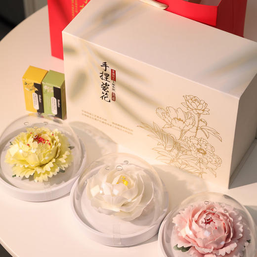 铭记瓷艺 非遗手捏玫瑰瓷花香薰礼盒装 小苍兰/檀香/茉莉 多场景使用 赠伴侣 商品图11