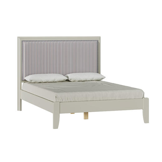 喜梦宝云翼系列1.5M床松木桦木框架摇粒绒软包次卧舒适床 商品图2