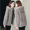 羊剪绒大衣女短款2025新款羊毛皮毛一体颗粒海宁官方旗舰皮草外套 商品缩略图0