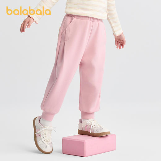 巴拉巴拉童装儿童裤子宽松束脚裤男童女宝宝长裤2025新款秋装百搭 商品图2
