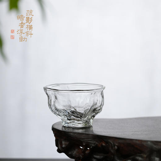 暗香疏影/核桃浮生杯高硼硅耐热玻璃个人杯主人杯客杯 商品图1