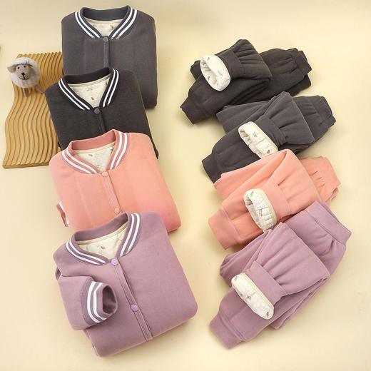 【儿童校服神器】秋冬新款三层绗棉男童棉衣 加绒加厚内搭女童棉袄a类 商品图3