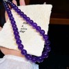 【超美❗九紫离火紫水晶项链】下单含证书盒子，璀璨火彩，冰透水润，色泽醇厚，天然多宝水晶饰品非手链紫水晶超七幽灵爆款L 商品缩略图0