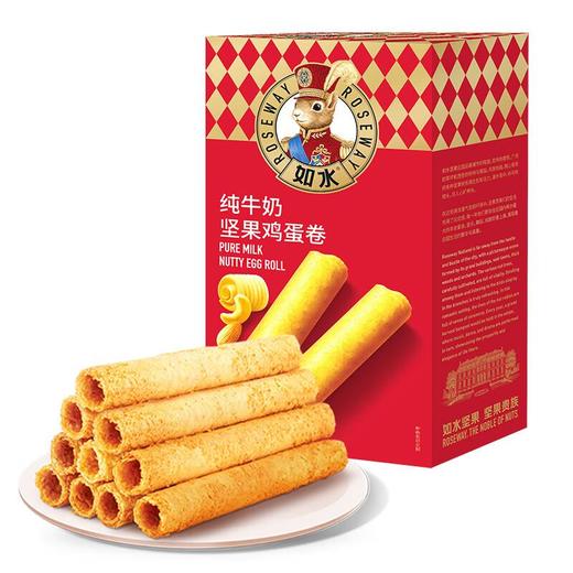 如水坚果纯牛奶鸡蛋卷 150g/盒 商品图0