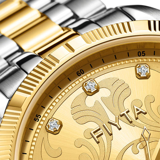 飞亚达祈福系列对表“万代呈祥”自动机械腕表GA888001.TGT 商品图4