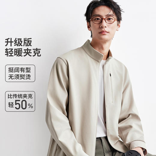 棉仓367808011-轻量棉感抓绒立领软壳外套 商品图0