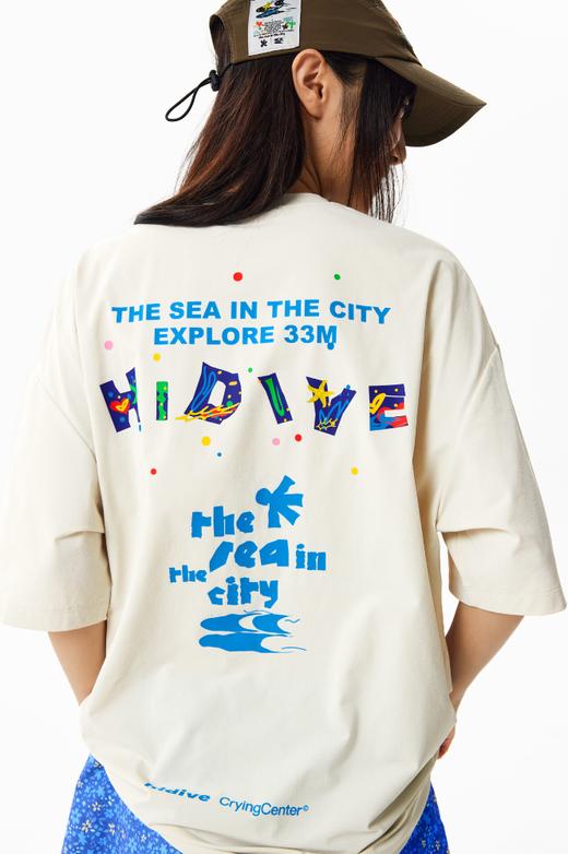 CryingCenterxhidive联名潜水系列印花男女款运动凉感吸湿速干tee 商品图4