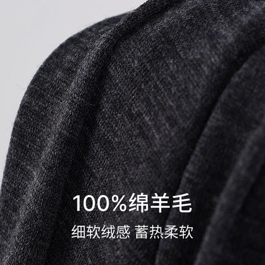 【可机洗美丽诺羊毛】SCHIESSER德国舒雅男士100%美丽诺丝光高支精纺羊毛保暖套装35/26148W 商品图7