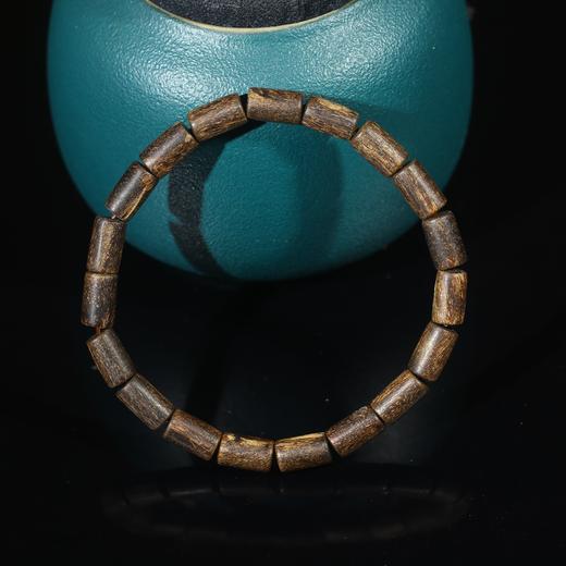 BC.ZT10.23-4   东马沉水(桶珠) ，6.4mm，6.26g 商品图0