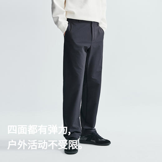 棉仓366818043-四面弹登山布软壳机能直筒裤 商品图1