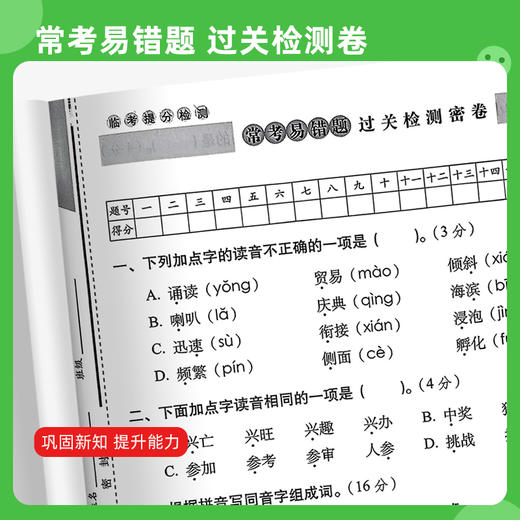2025秋季期末冲刺100分 一二三四五六年级上册语文数学英语人教北师大版小学同步训练单元卷期中卷期末卷一本全 商品图2
