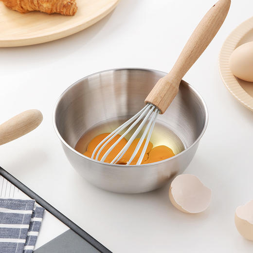 【茶花】不锈钢沙拉碗和面盆蒸蛋碗 商品图3