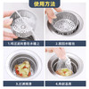 【茶花】厨房一次性水槽过滤网剩菜剩饭过滤网 商品缩略图3