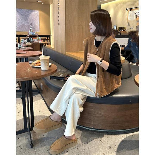 胯宽梨形身材必入！2025显瘦加绒九分奶奶裤女秋冬宽松高腰山本休闲裤！ 商品图2