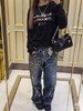 女款印花3D牛仔裤长裤001 商品缩略图3