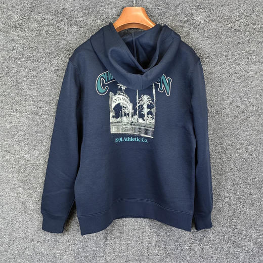 安踏卫衣男宽松连帽舒适百搭针织运动上衣152538701-3 商品图1