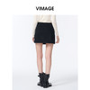 VIMAGE纬漫纪时尚抽绳系带松紧腰设计短裙V2406119 商品缩略图4