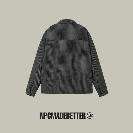 NPC潮牌智能调温棉服衬衫双向控温黑科技面包服秋冬夹克NP39PJ24 商品图1