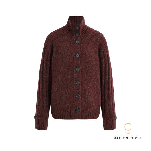 MAISON COVET纯山羊绒高领外套上衣 商品图2